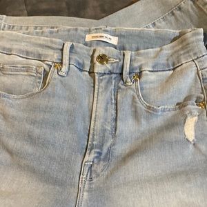 Blue Jean Good American, Good Waist Crop, size 27/4,
